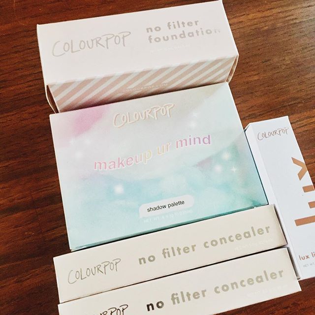 Who else got the new @colourpopcosmetics foundation?! 🙋🏼♀️🙋🏼♀️🙋🏼♀️ I grabbed a couple more shades of the No Filter concealer, a lux lip, and the Makeup Ur Mind mini palette 🎨 ✨ Super stoked to play around with the palette!
.
.
.
#crueltyfreemakeup #crueltyfreebeauty #crueltyfreeblogger #colourpopme #colourpopcosmetics #nofilterfoundation #nofilterconcealer #makeupurmind #luxlipstick #makeupmafia #slaytheflatlay #flatlayoftheday #crueltyfree #veganbeauty #makeuphaul #beautybloggers #beautylover #bblogger #cfbloggers #crueltyfreecosmetics Who else got the new @colourpopcosmetics foundation?! 🙋🏼♀️🙋🏼♀️🙋🏼♀️ I grabbed a couple more shades of the No Filter concealer, a lux lip, and the Makeup Ur Mind mini palette 🎨 ✨ Super stoked to play around with the palette!
.
.
.
#crueltyfreemakeup #crueltyfreebeauty #crueltyfreeblogger #colourpopme #colourpopcosmetics #nofilterfoundation #nofilterconcealer #makeupurmind #luxlipstick #makeupmafia #slaytheflatlay #flatlayoftheday #crueltyfree #veganbeauty #makeuphaul #beautybloggers #beautylover #bblogger #cfbloggers #crueltyfreecosmetics